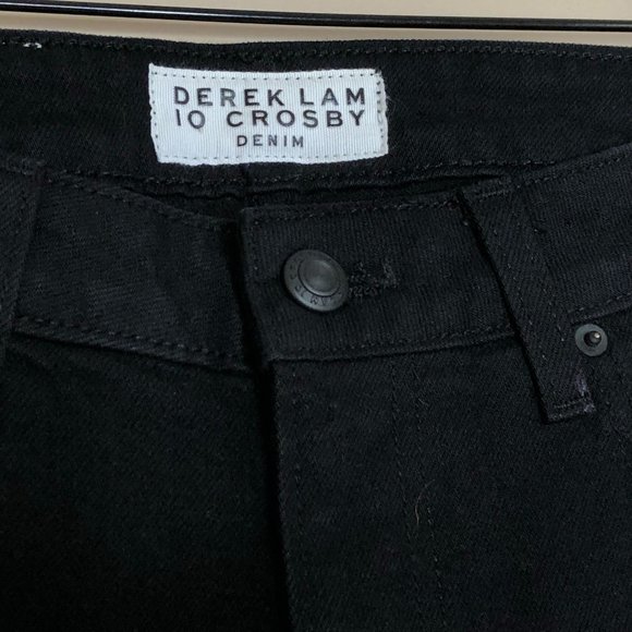 Derek Lam 10 Crosby Denim Mila Patchwork Girlfriend Jeans - Picture 11 of 16